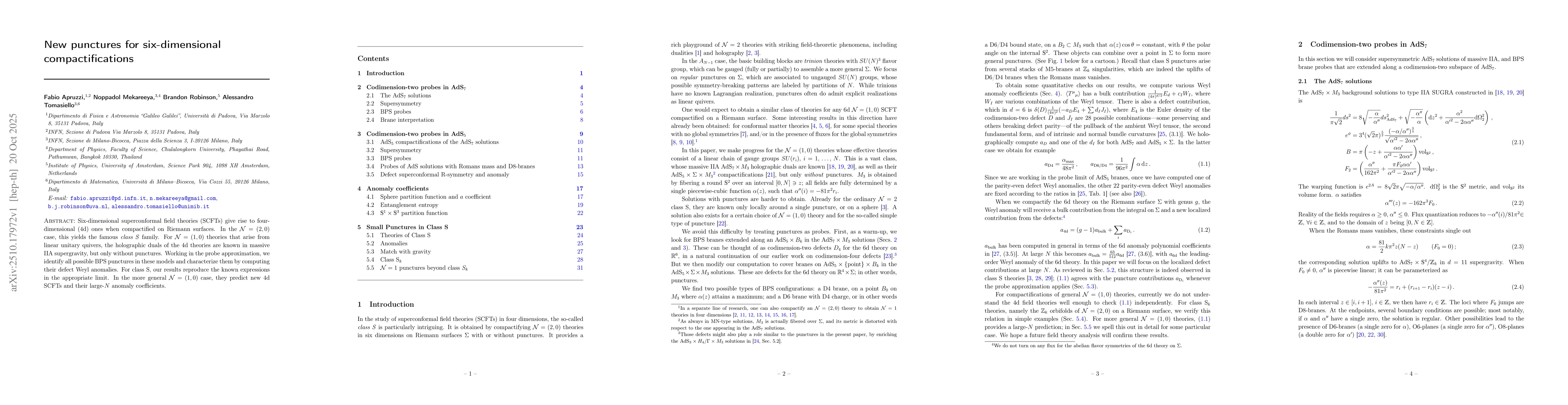 Thumbnail for New punctures for six-dimensional compactifications