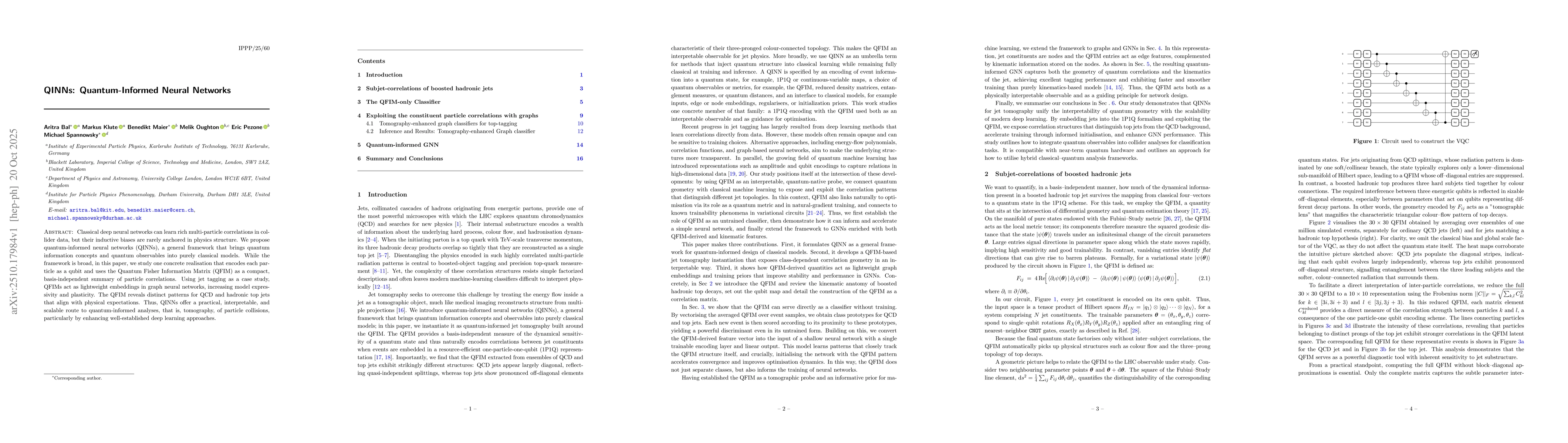 Thumbnail for QINNs: Quantum-Informed Neural Networks