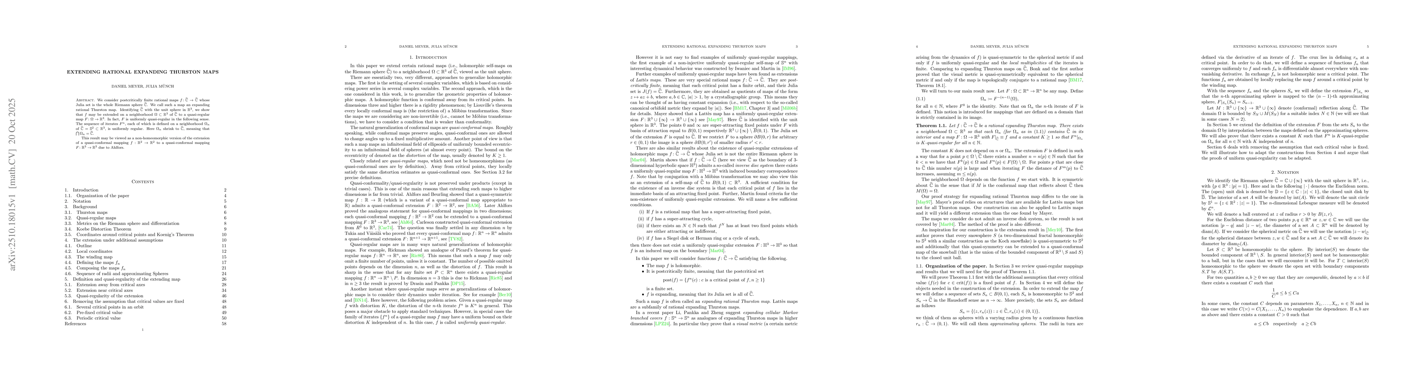 Thumbnail for Extending Rational Expanding Thurston Maps