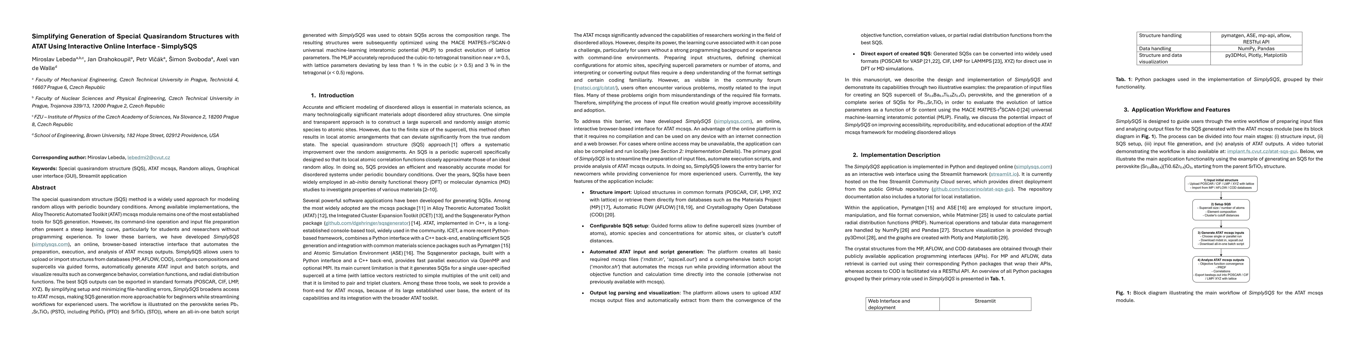 Thumbnail for Simplifying Generation of Special Quasirandom Structures with ATAT Using
  Interactive Online Interface -- SimplySQS