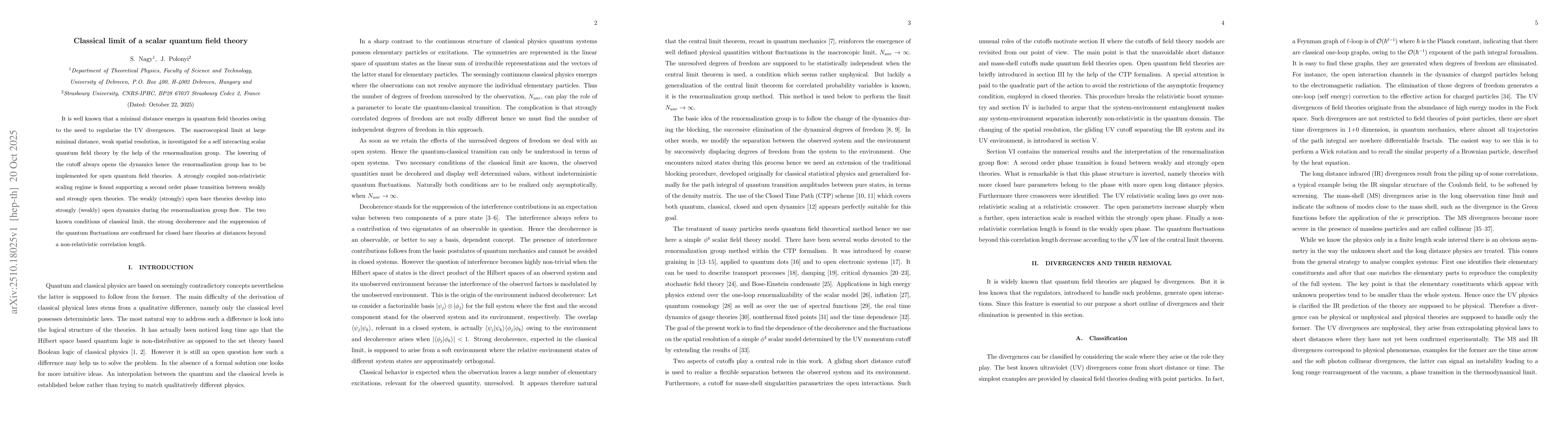 Thumbnail for Classical limit of a scalar quantum field theory