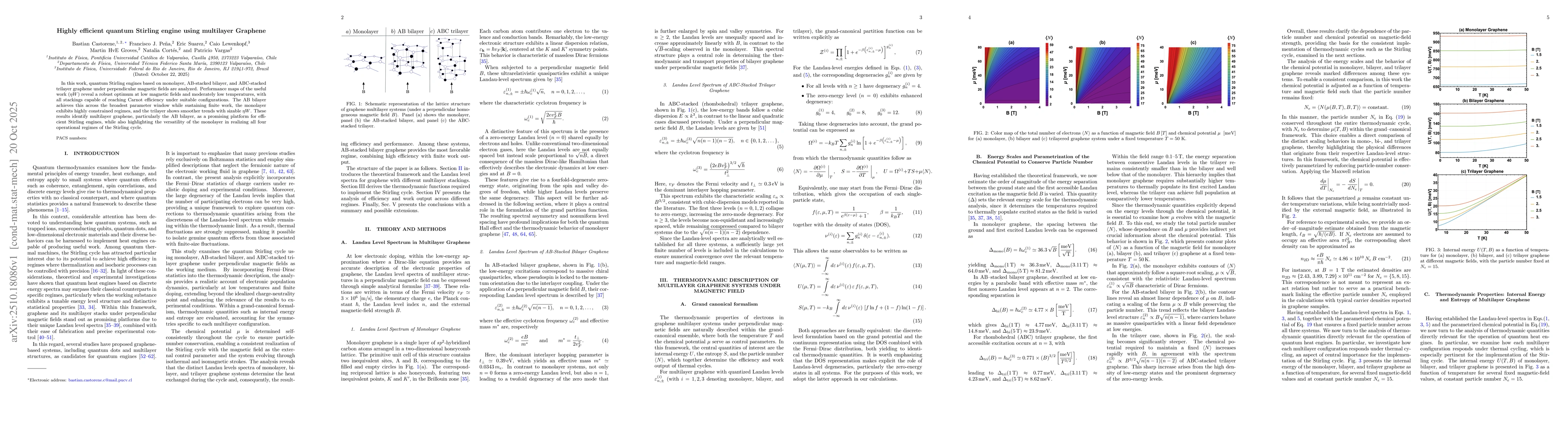 Thumbnail for Highly efficient quantum Stirling engine using multilayer Graphene