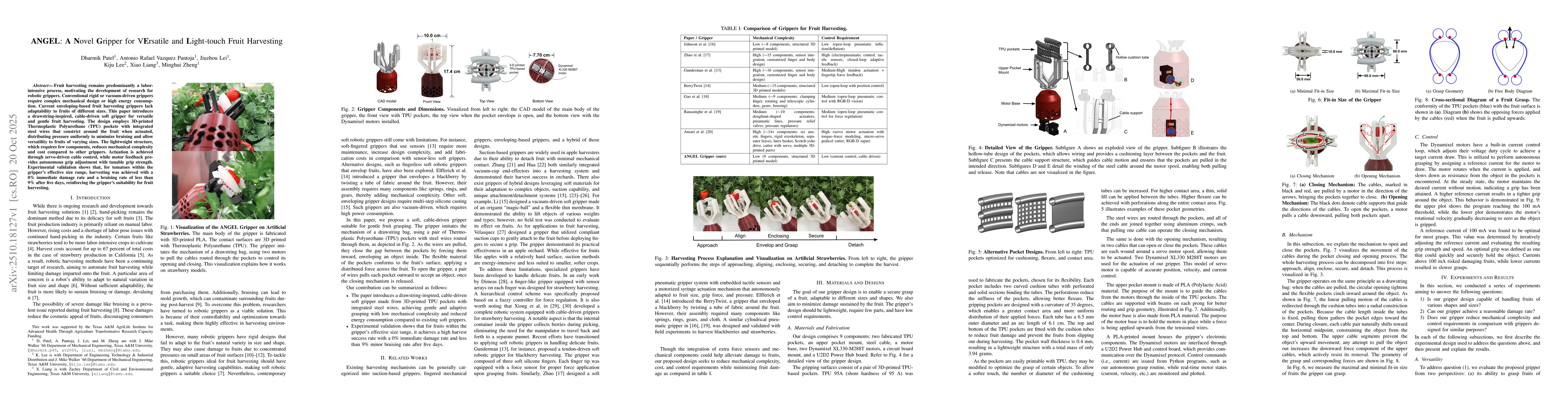 Thumbnail for ANGEL: A Novel Gripper for Versatile and Light-touch Fruit Harvesting