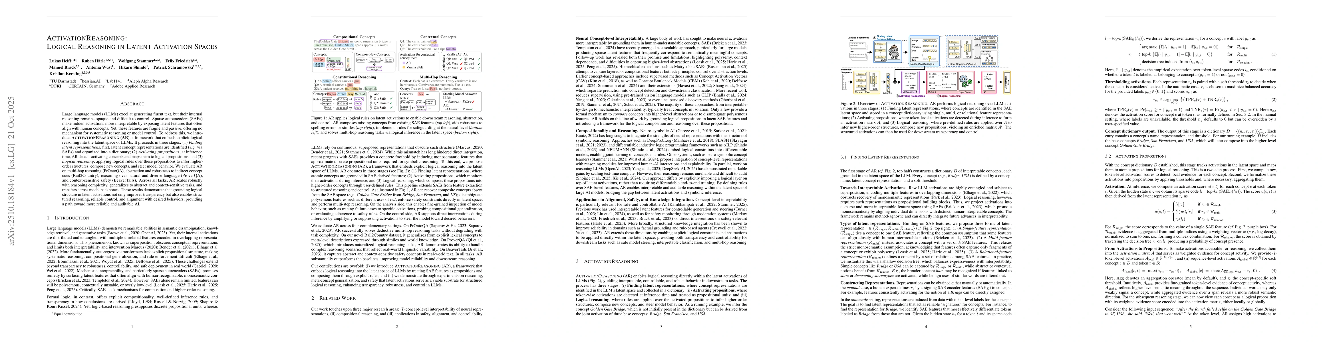 Thumbnail for ActivationReasoning: Logical Reasoning in Latent Activation Spaces