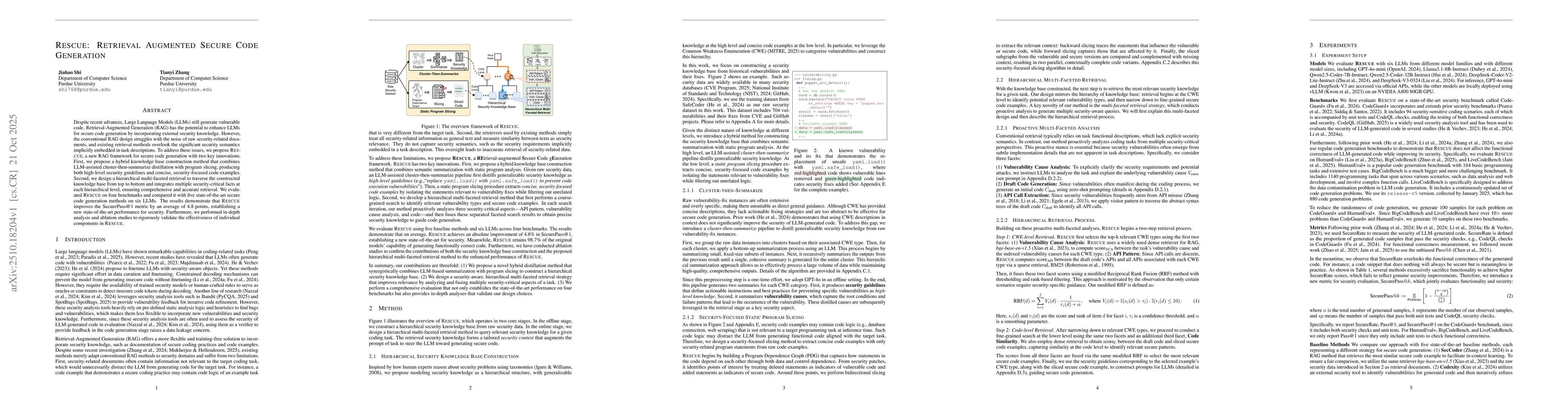 Thumbnail for RESCUE: Retrieval Augmented Secure Code Generation