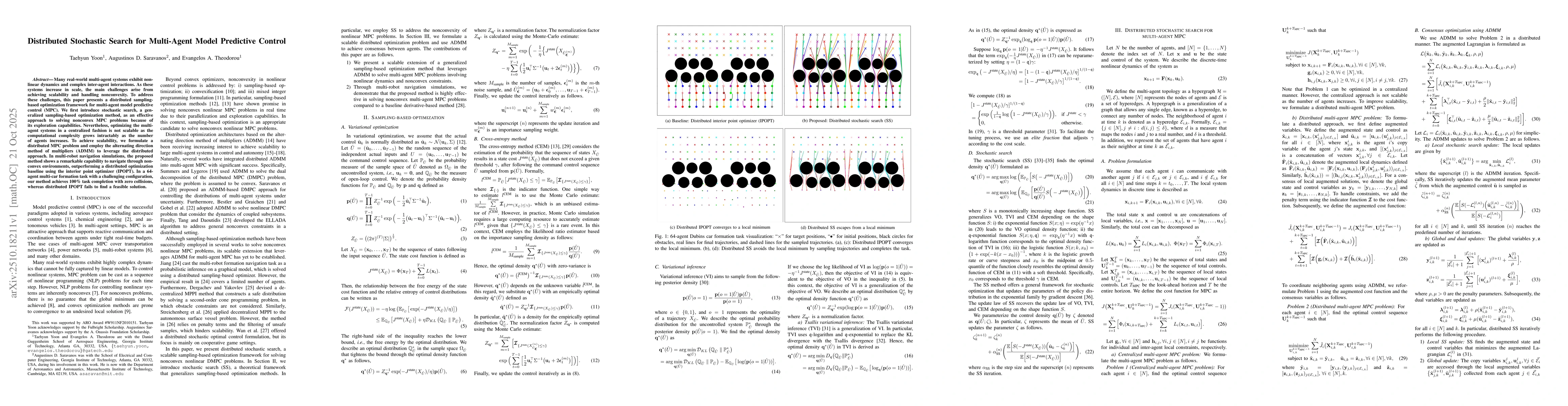 Thumbnail for Distributed Stochastic Search for Multi-Agent Model Predictive Control