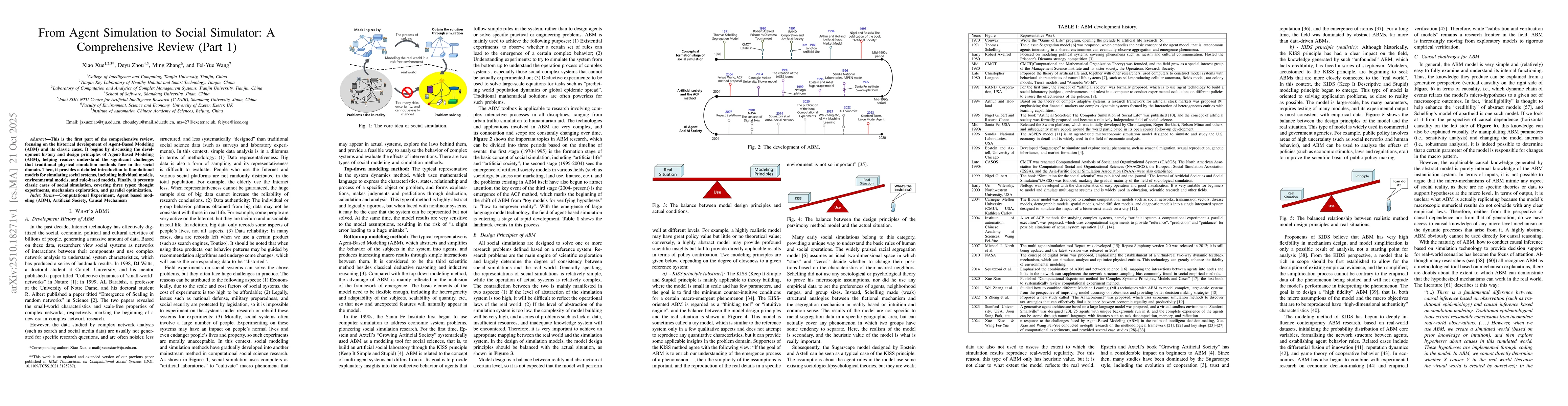 Thumbnail for From Agent Simulation to Social Simulator: A Comprehensive Review (Part
  1)