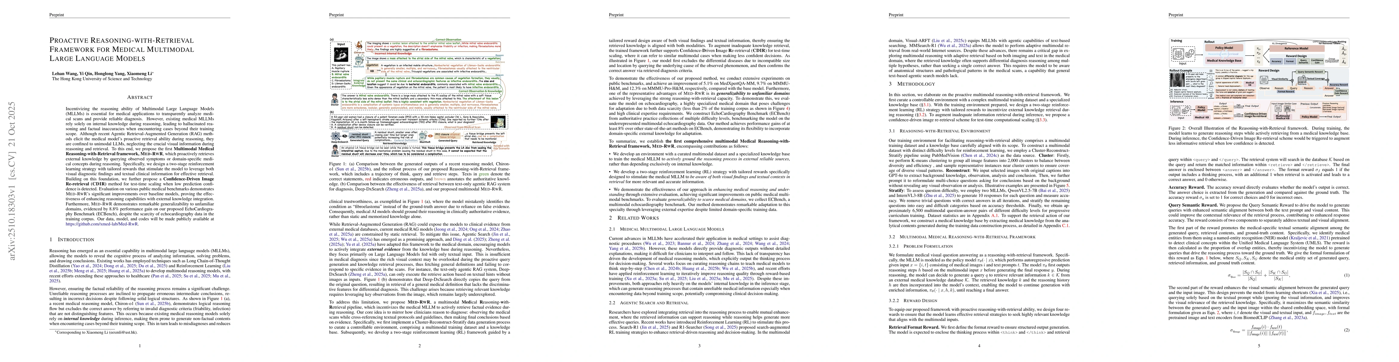 Thumbnail for Proactive Reasoning-with-Retrieval Framework for Medical Multimodal
  Large Language Models