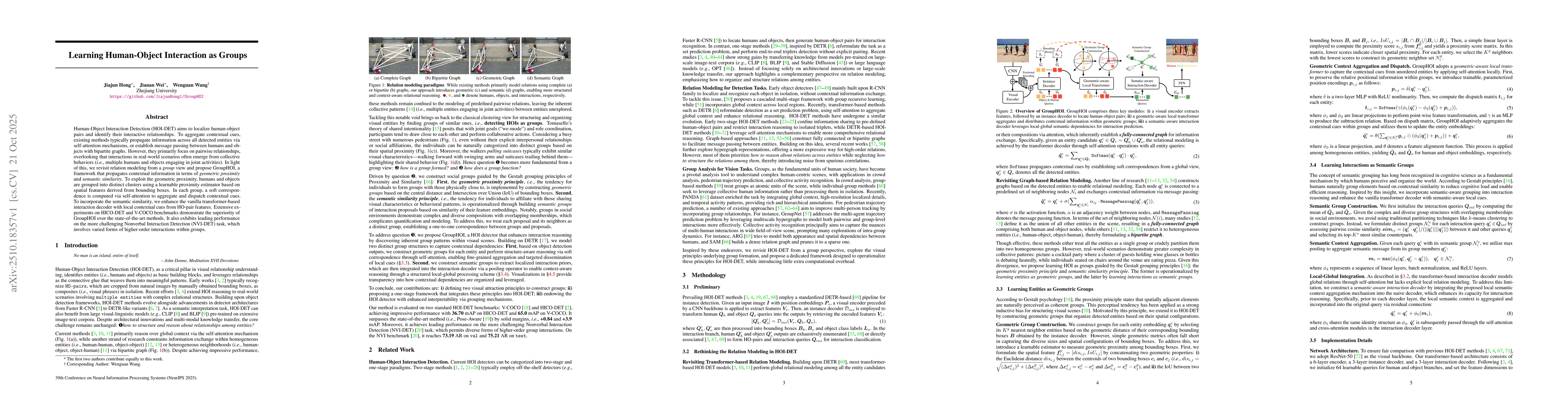 Thumbnail for Learning Human-Object Interaction as Groups