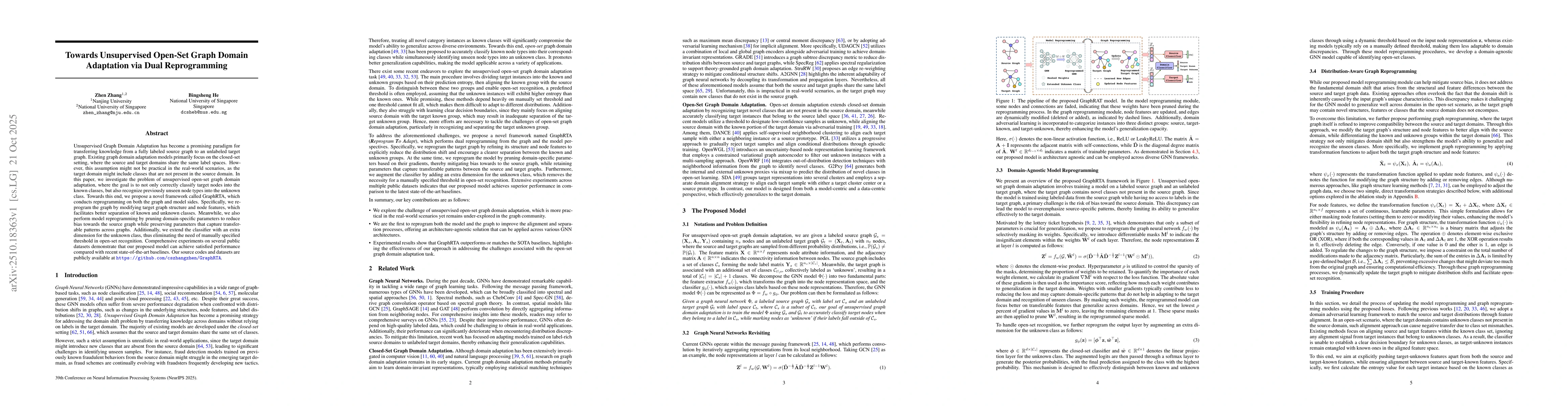 Thumbnail for Towards Unsupervised Open-Set Graph Domain Adaptation via Dual
  Reprogramming