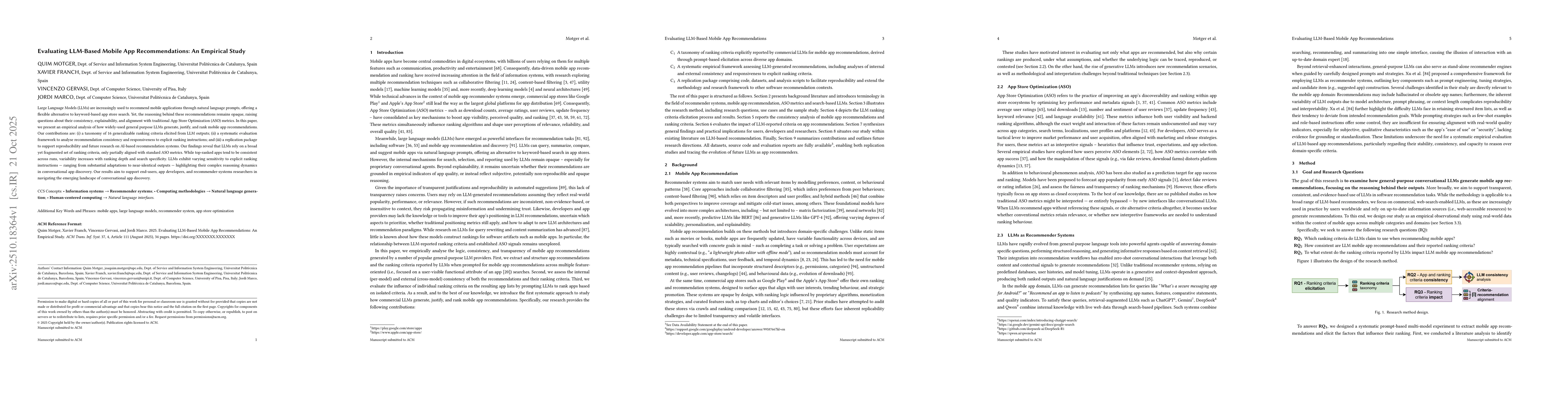 Thumbnail for Evaluating LLM-Based Mobile App Recommendations: An Empirical Study