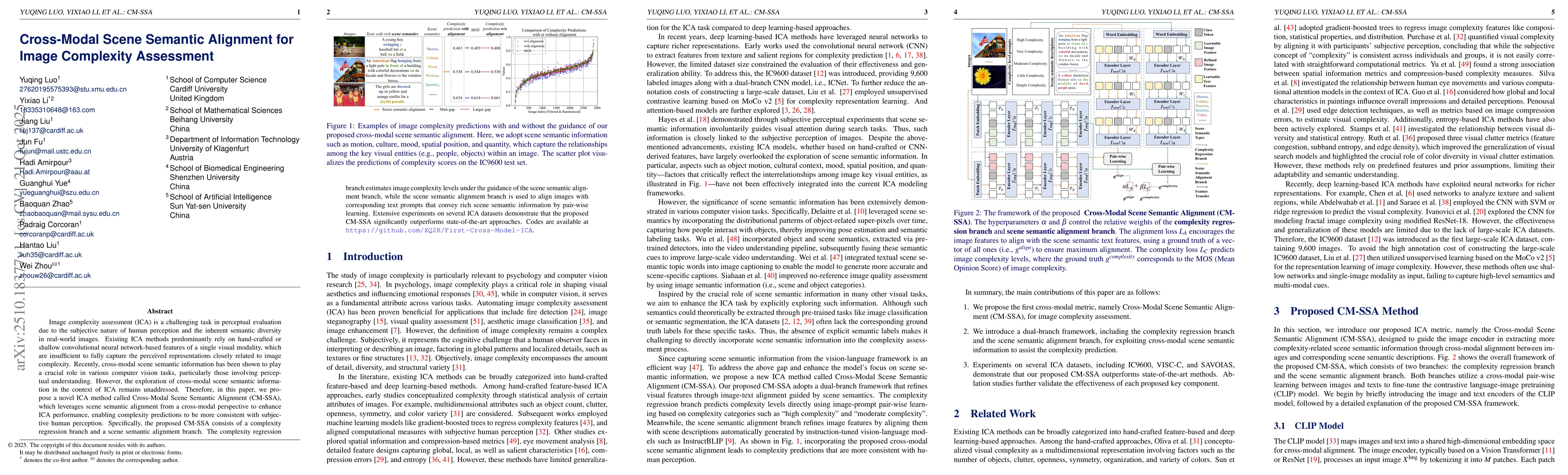 Thumbnail for Cross-Modal Scene Semantic Alignment for Image Complexity Assessment