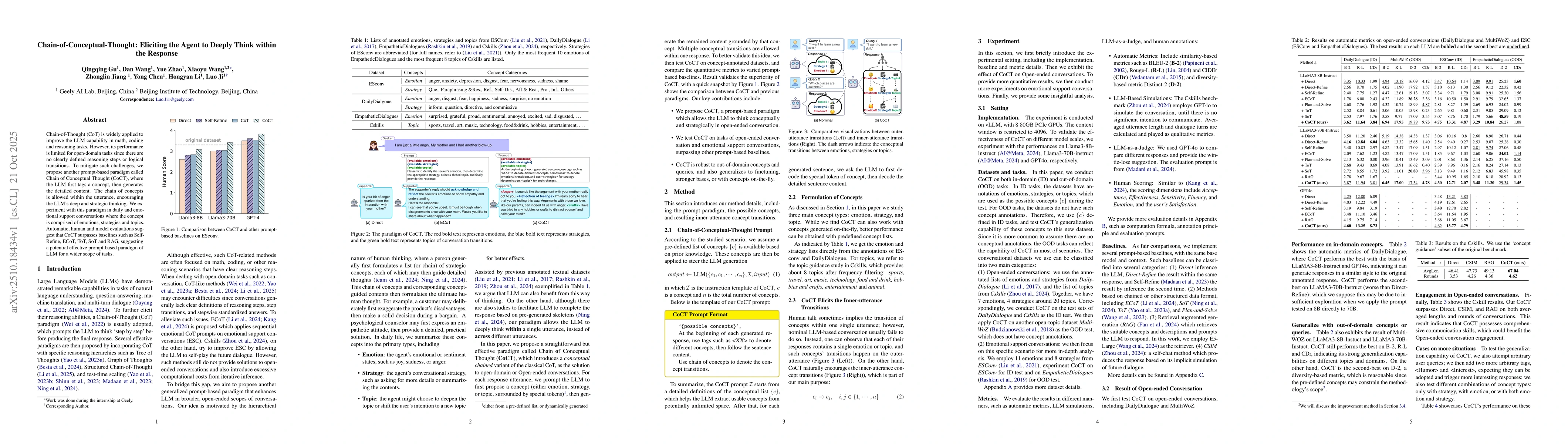 Thumbnail for Chain-of-Conceptual-Thought: Eliciting the Agent to Deeply Think within
  the Response