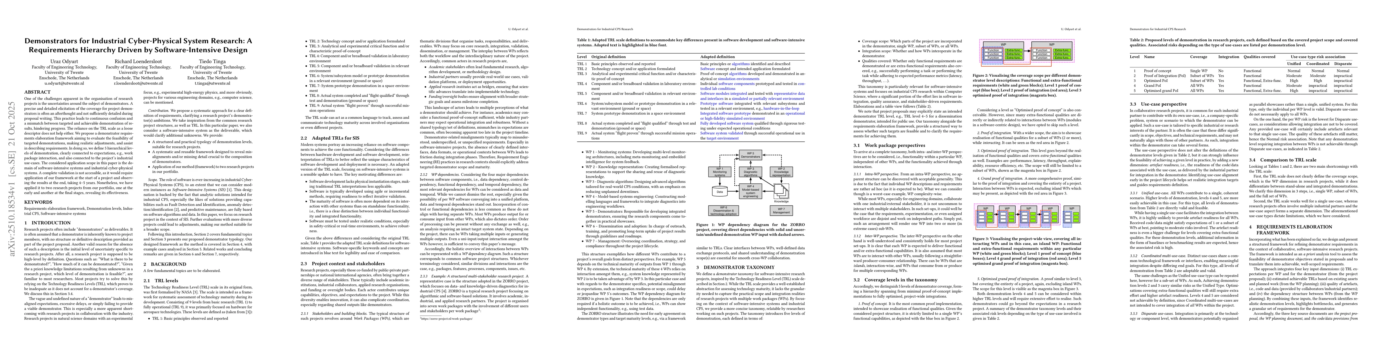 Thumbnail for Demonstrators for Industrial Cyber-Physical System Research: A
  Requirements Hierarchy Driven by Software-Intensive Design