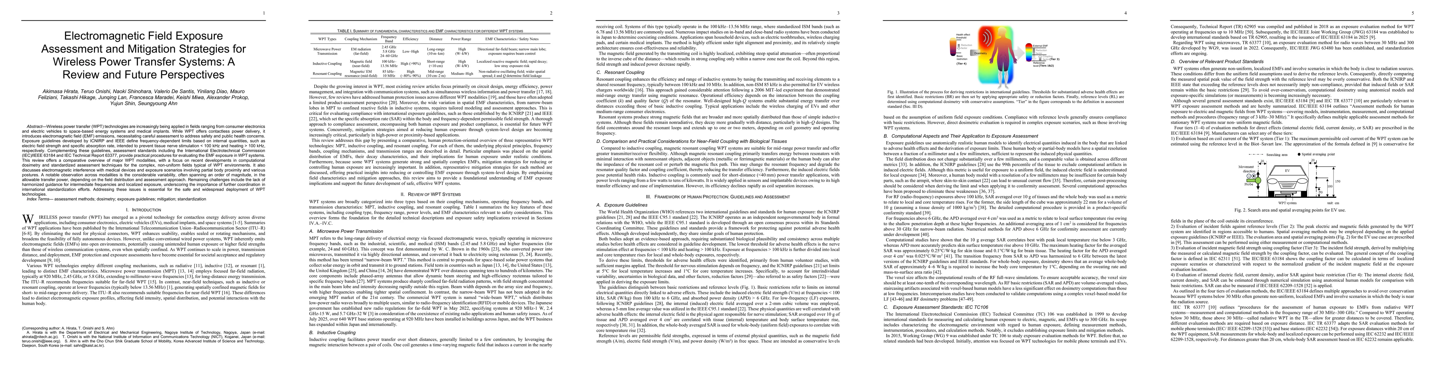 Thumbnail for Electromagnetic Field Exposure Assessment and Mitigation Strategies for
  Wireless Power Transfer Systems: A Review and Future Perspectives