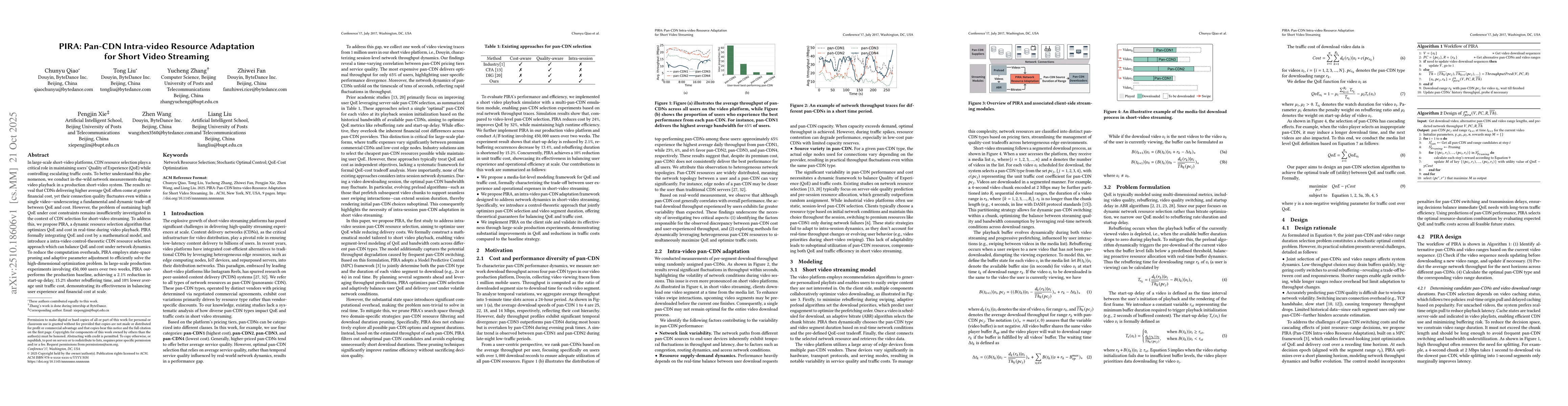 Thumbnail for PIRA: Pan-CDN Intra-video Resource Adaptation for Short Video Streaming