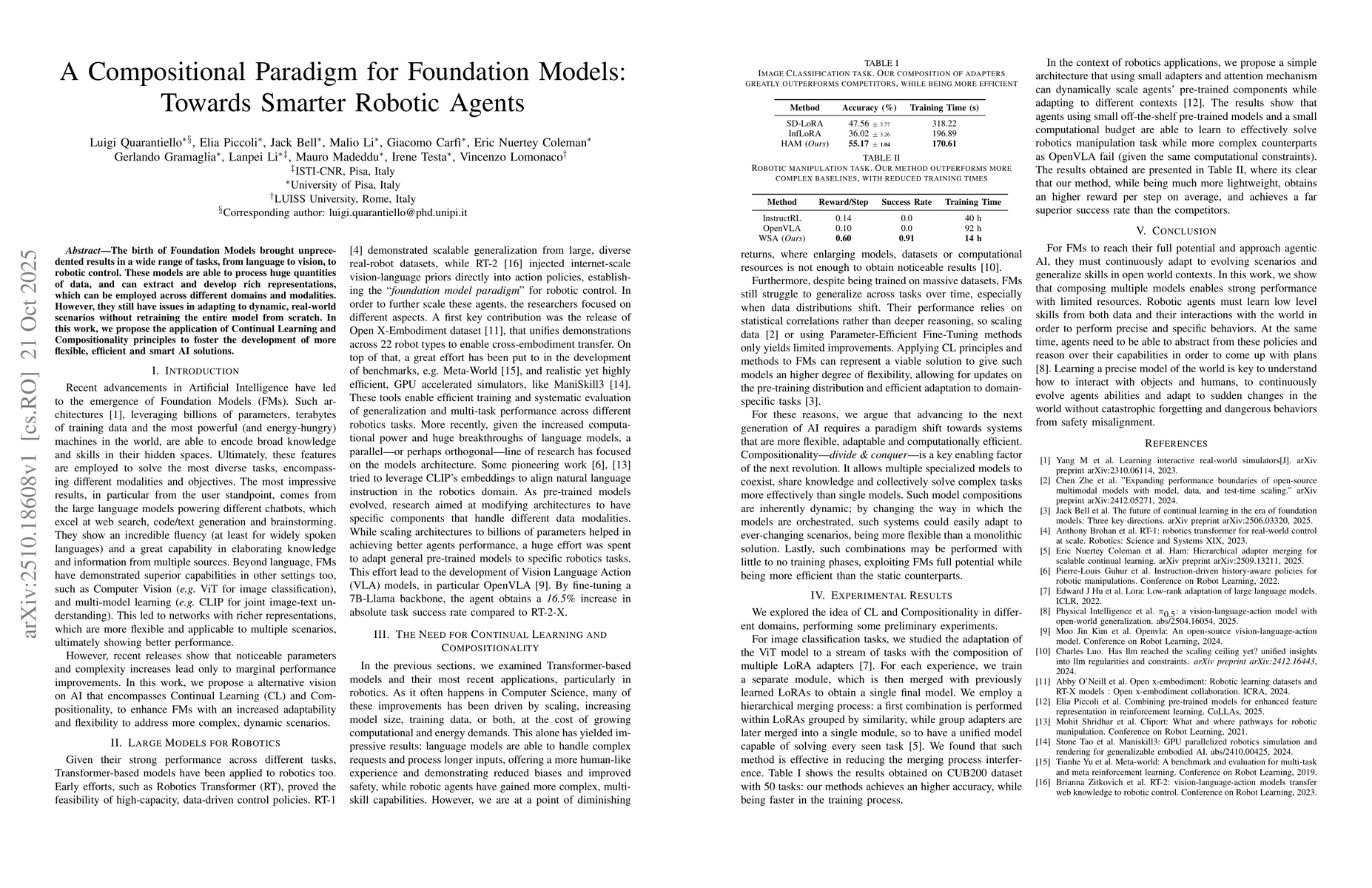 Thumbnail for A Compositional Paradigm for Foundation Models: Towards Smarter Robotic
  Agents