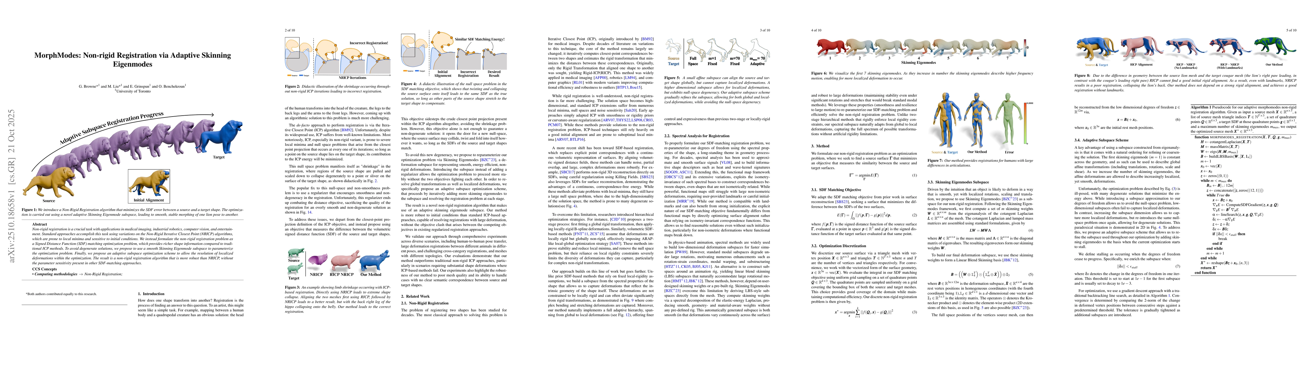 Thumbnail for MorphModes: Non-rigid Registration via Adaptive Skinning Eigenmodes