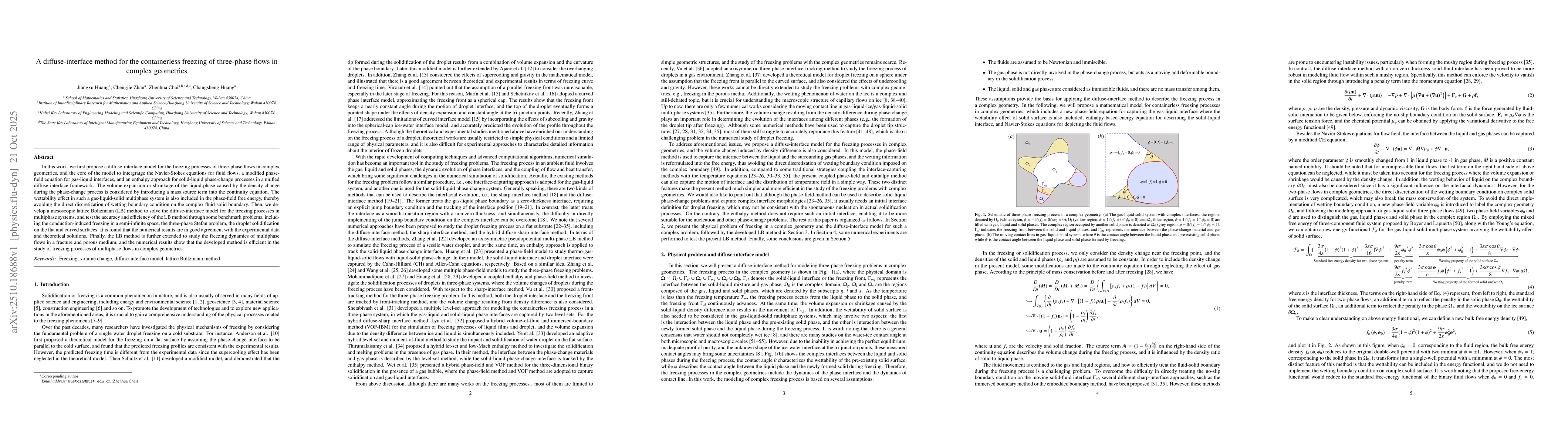 Thumbnail for A diffuse-interface method for the containerless freezing of three-phase
  flows in complex geometries