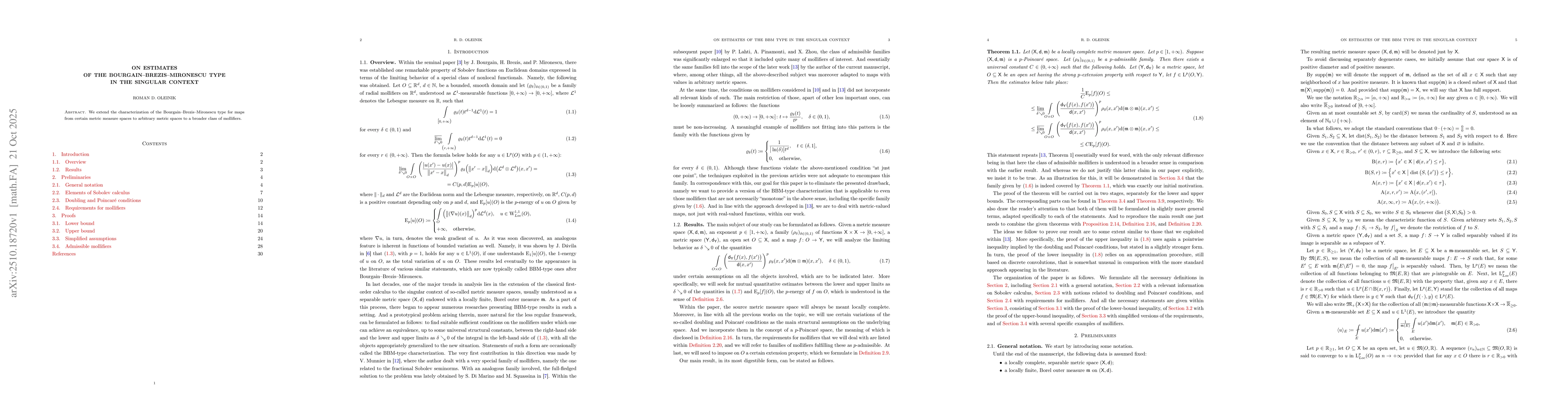 Thumbnail for On estimates of the Bourgain-Brezis-Mironescu type in the singular
  context