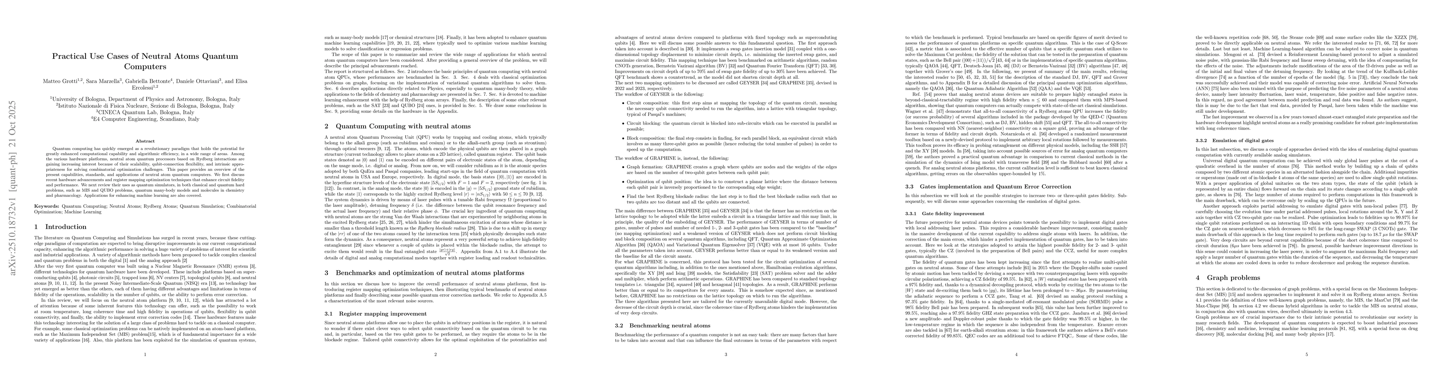 Thumbnail for Practical Use Cases of Neutral Atoms Quantum Computers