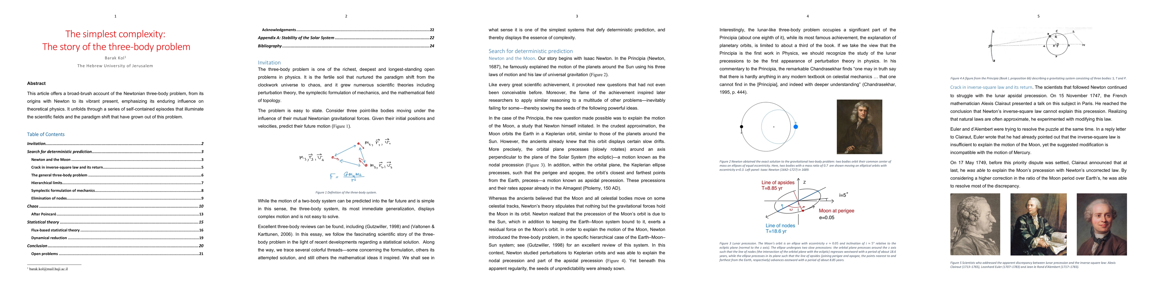 Thumbnail for The simplest complexity: The story of the three-body problem