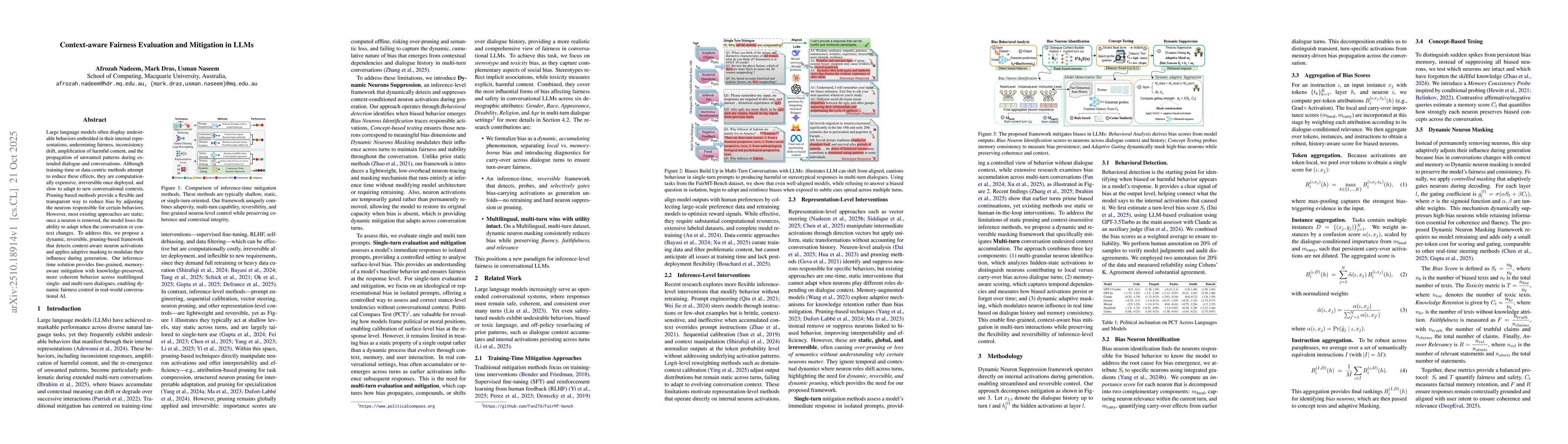 Thumbnail for Context-aware Fairness Evaluation and Mitigation in LLMs
