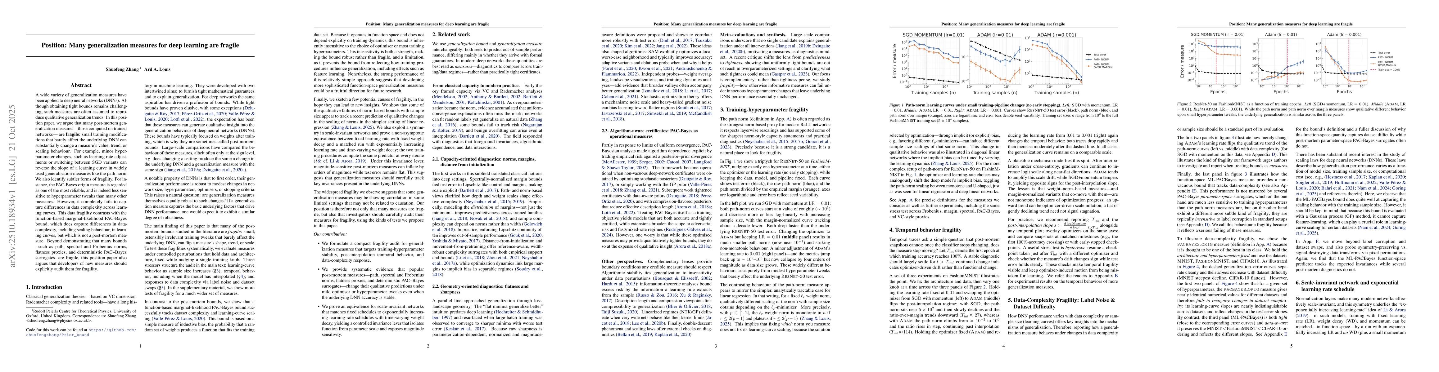 Thumbnail for Position: Many generalization measures for deep learning are fragile