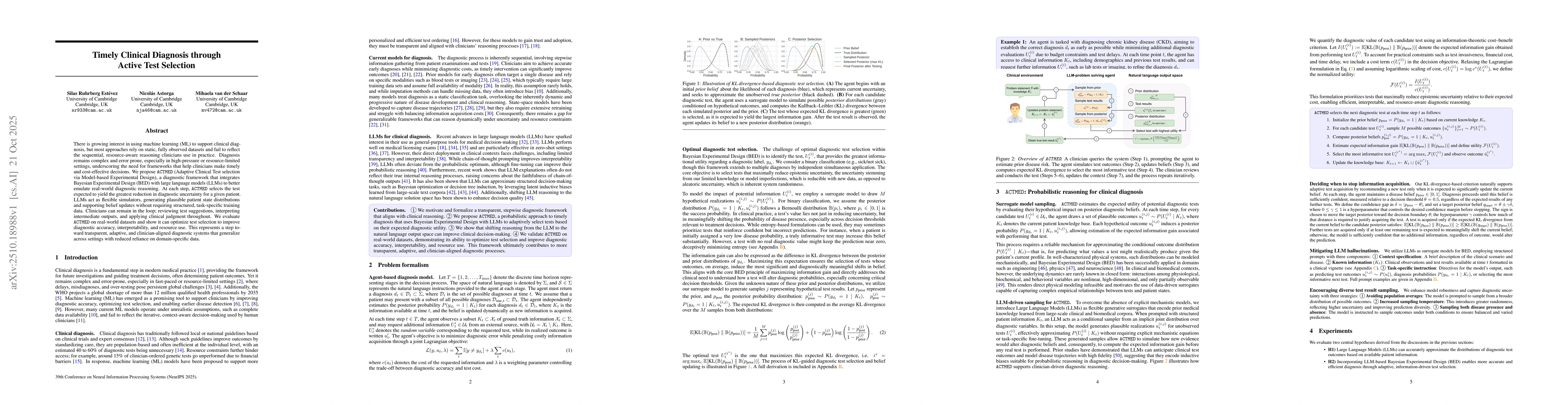 Thumbnail for Timely Clinical Diagnosis through Active Test Selection