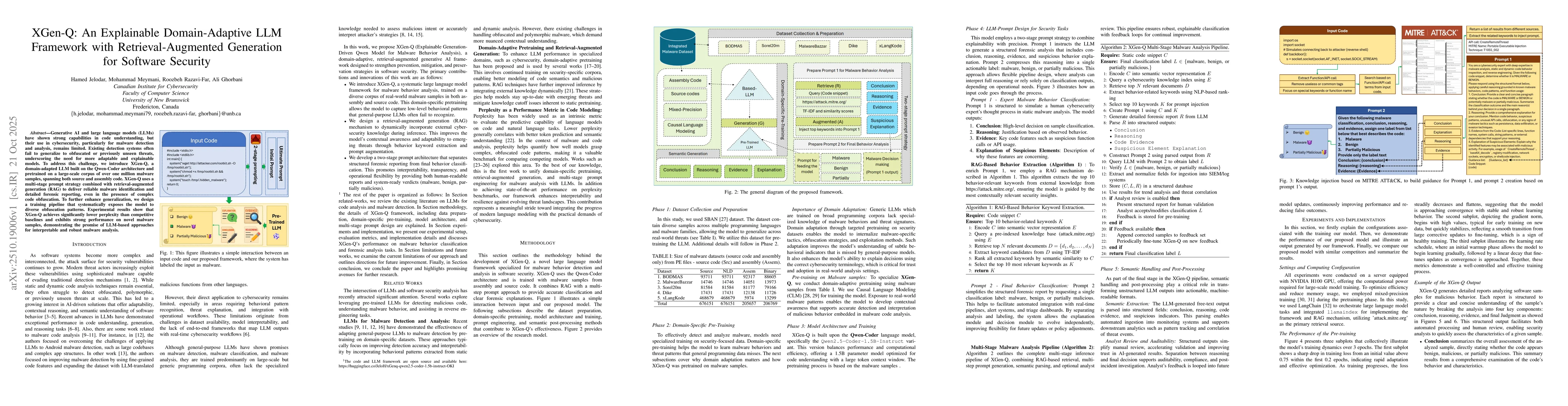 Thumbnail for XGen-Q: An Explainable Domain-Adaptive LLM Framework with
  Retrieval-Augmented Generation for Software Security