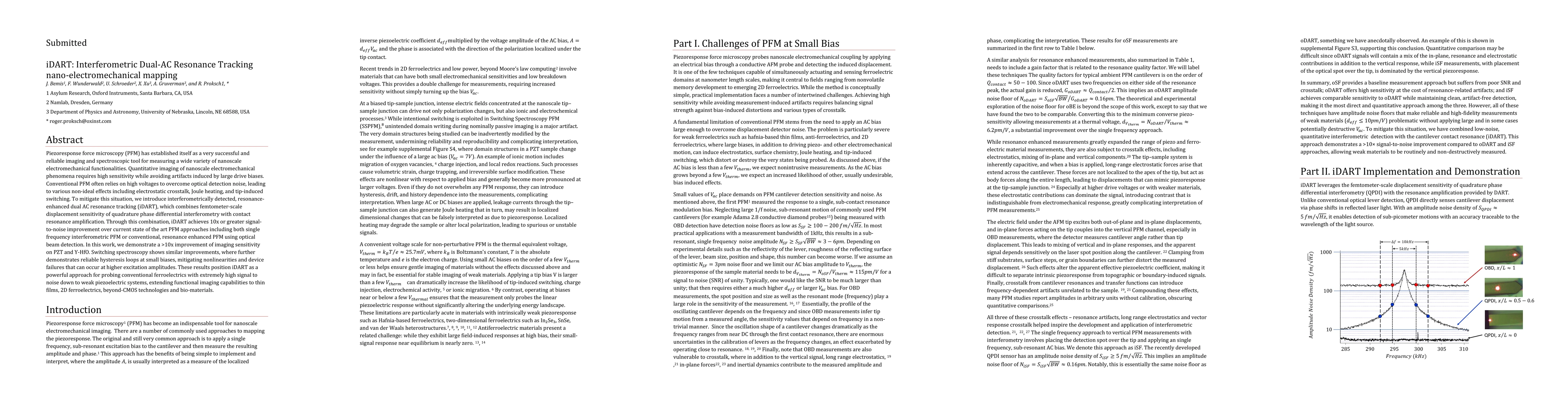 Thumbnail for iDART: Interferometric Dual-AC Resonance Tracking nano-electromechanical
  mapping