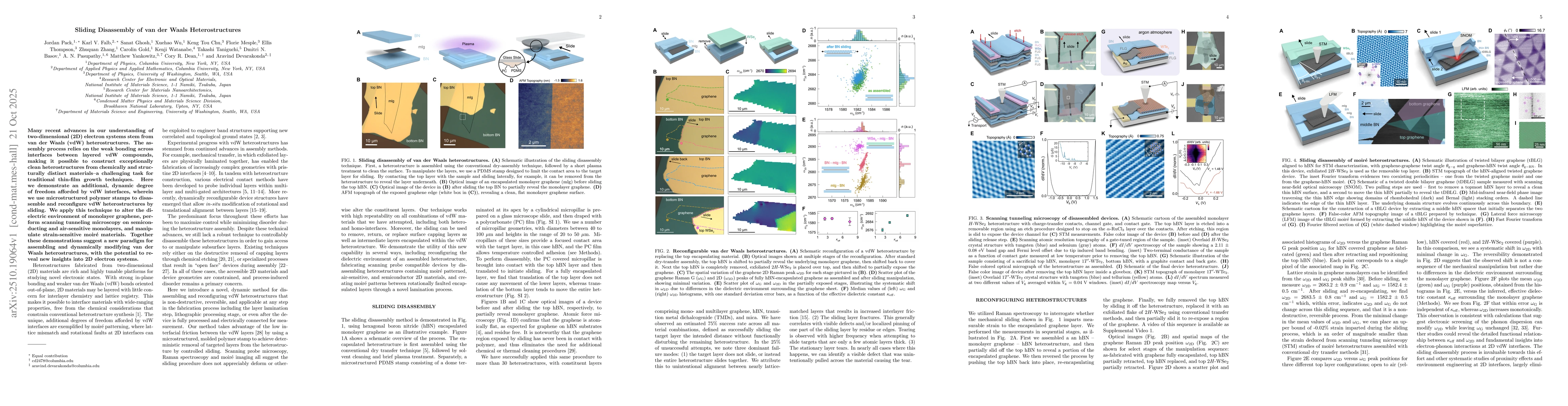 Thumbnail for Sliding Disassembly of van der Waals Heterostructures
