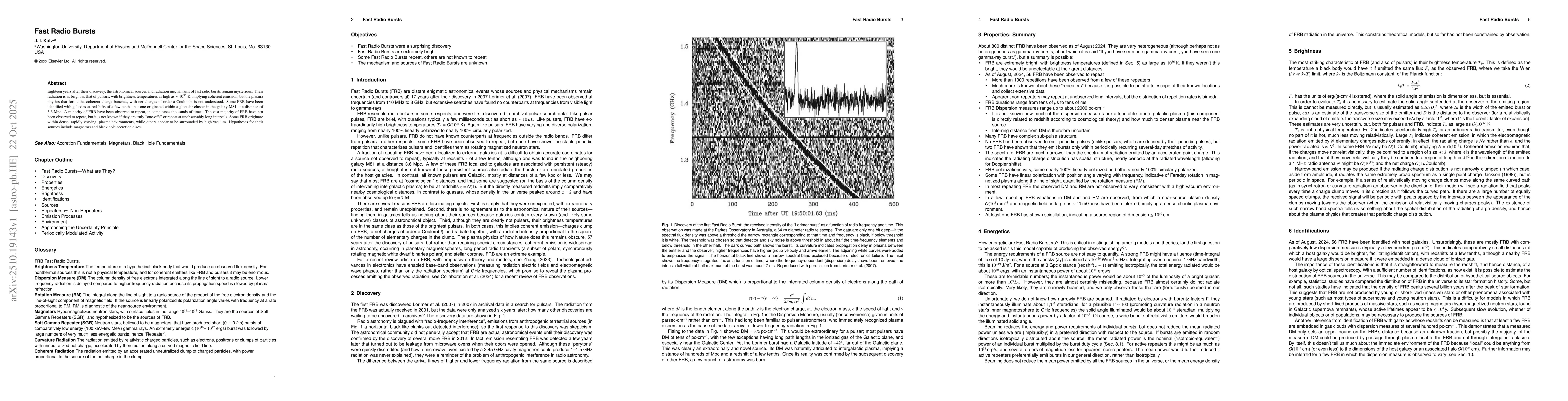 Thumbnail for Fast Radio Bursts