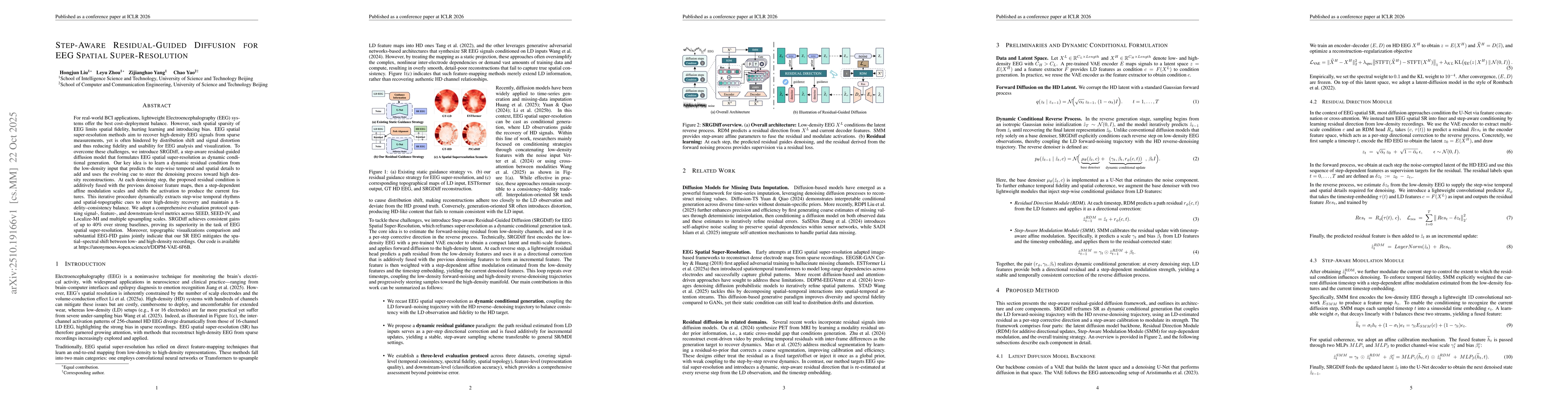 Thumbnail for Step-Aware Residual-Guided Diffusion for EEG Spatial Super-Resolution