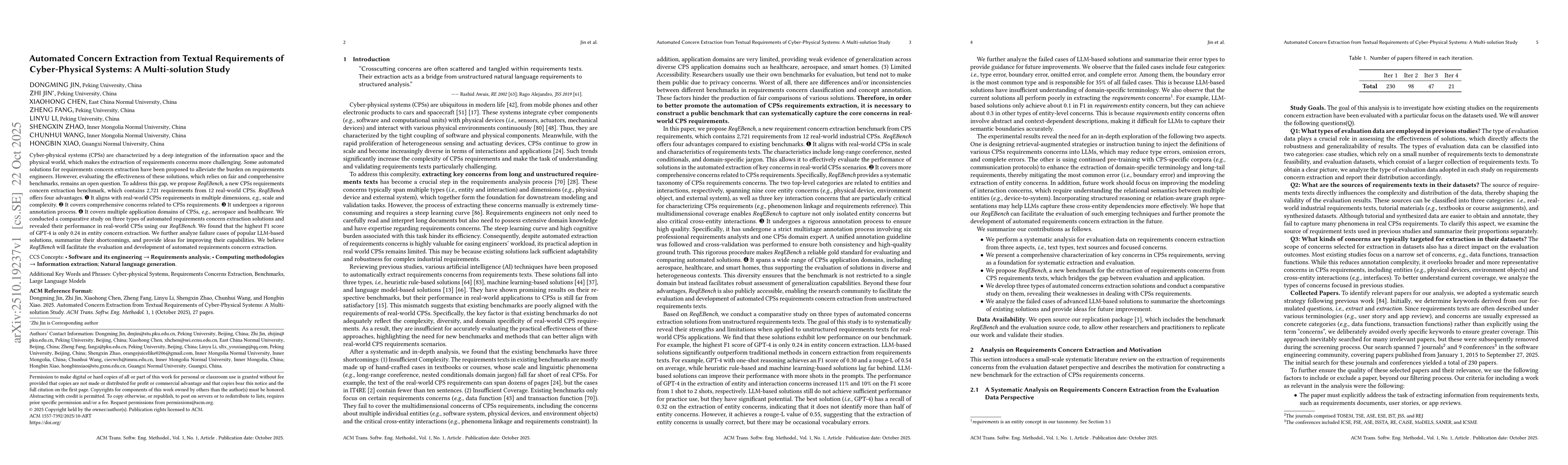 Thumbnail for Automated Concern Extraction from Textual Requirements of Cyber-Physical
  Systems: A Multi-solution Study