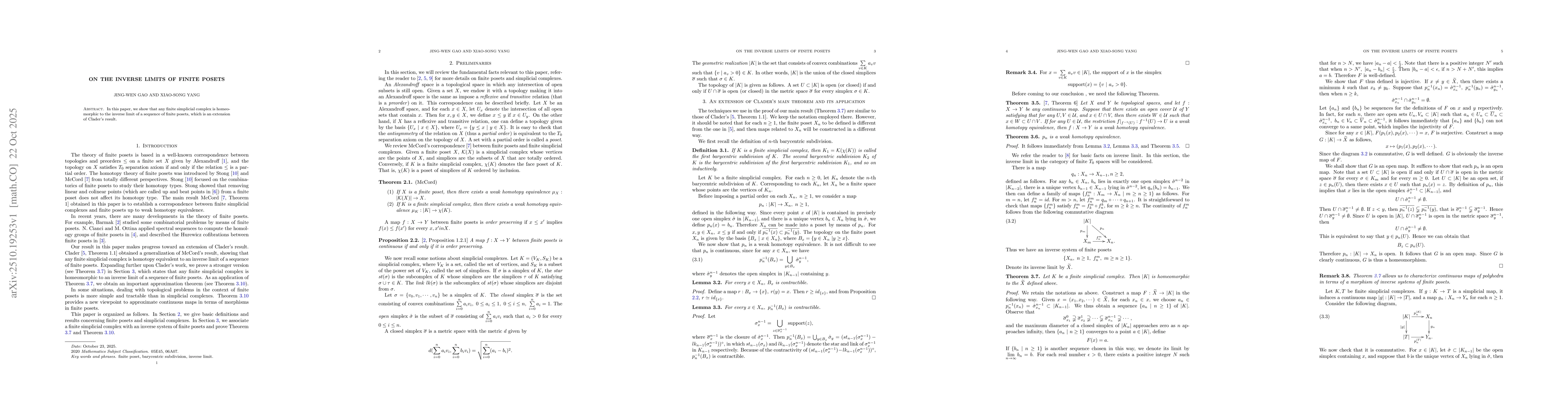 Thumbnail for On the inverse limits of finite posets