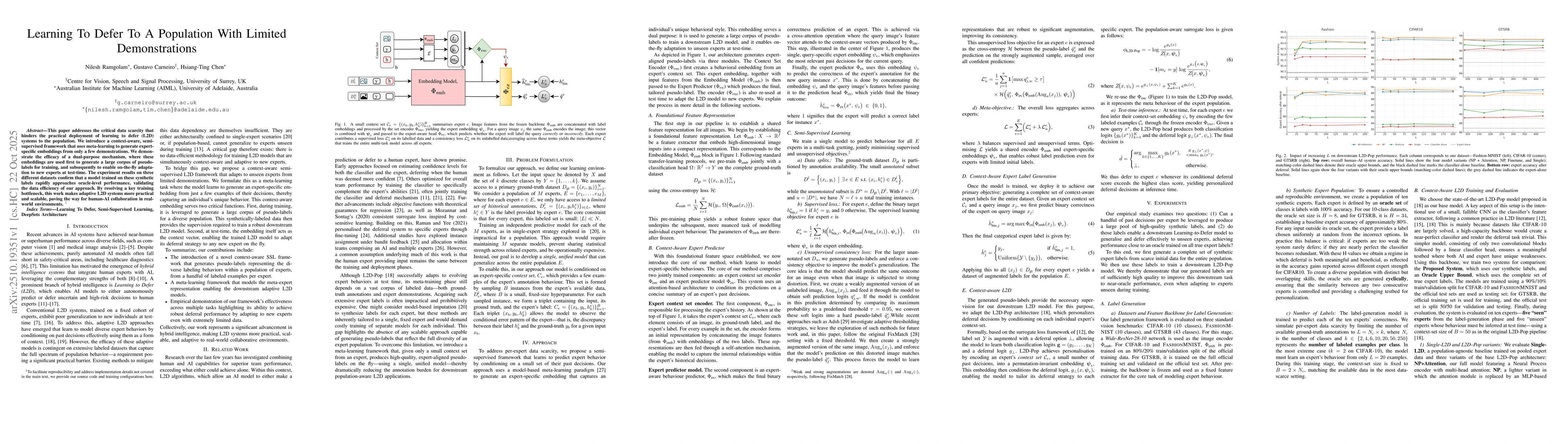 Thumbnail for Learning To Defer To A Population With Limited Demonstrations
