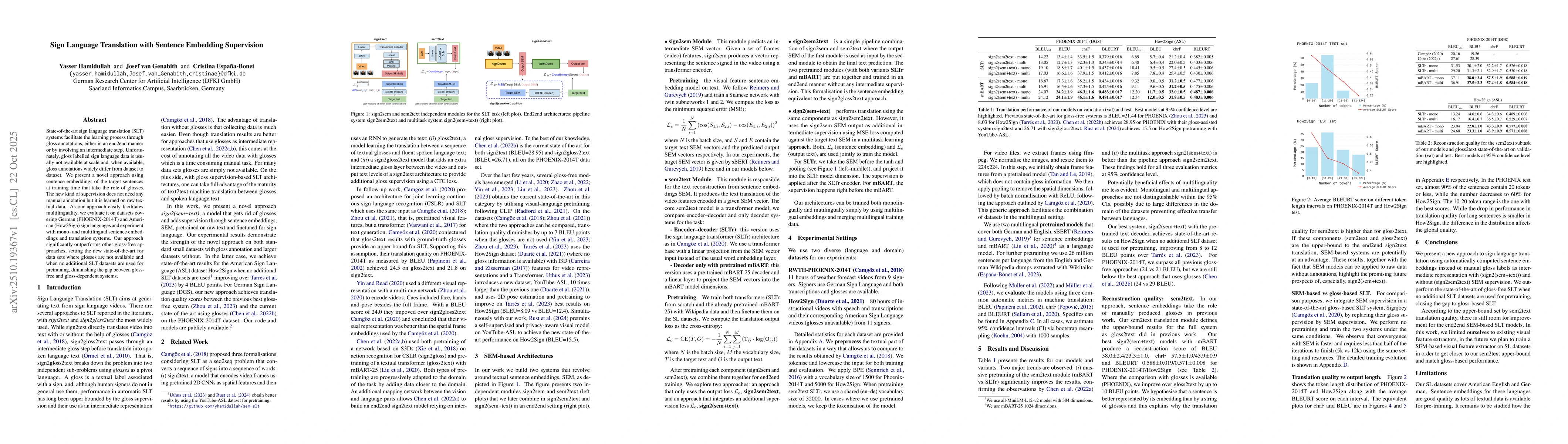 Thumbnail for Sign Language Translation with Sentence Embedding Supervision