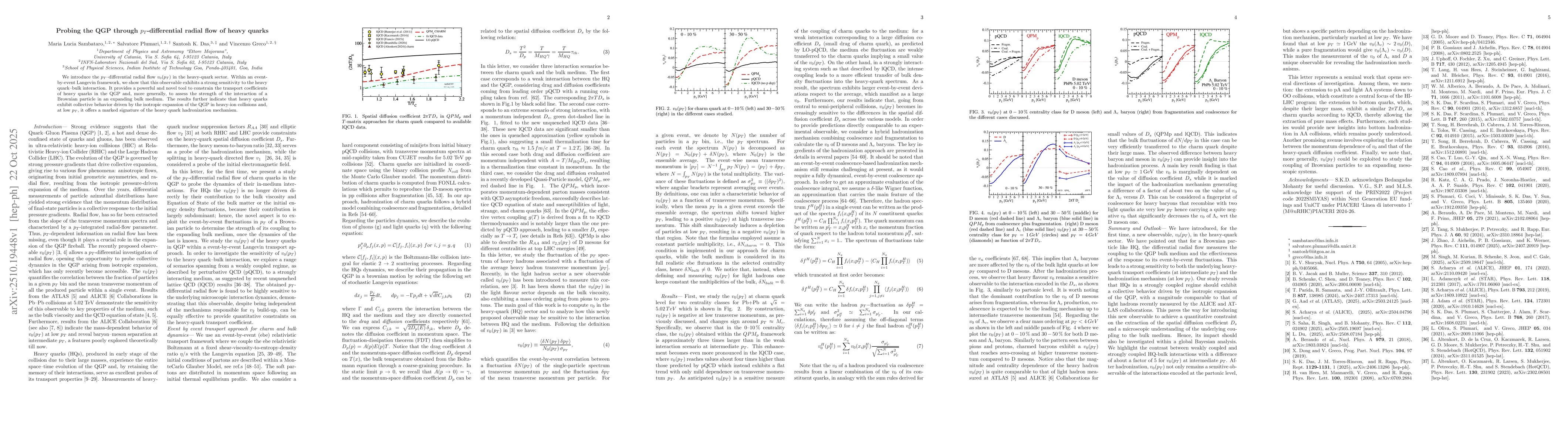 Thumbnail for Probing the QGP through $p_T$-differential radial flow of heavy quarks