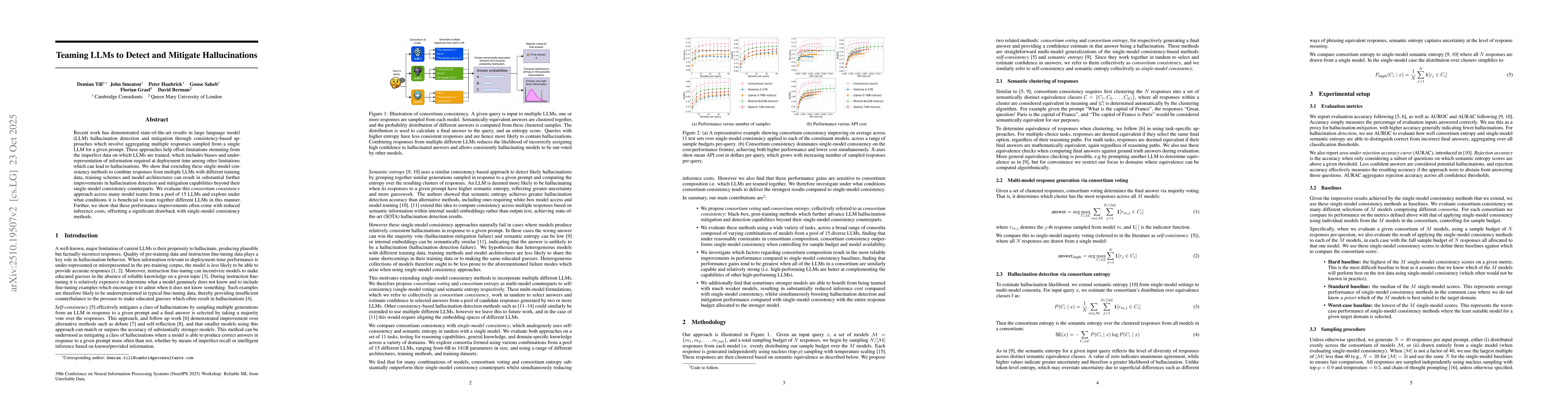 Thumbnail for Teaming LLMs to Detect and Mitigate Hallucinations