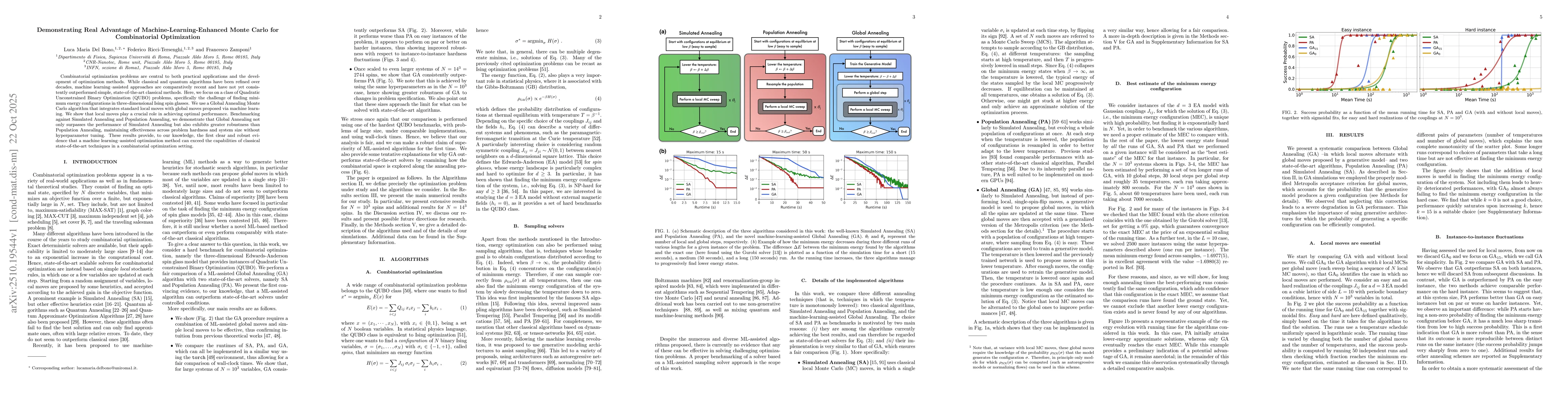 Thumbnail for Demonstrating Real Advantage of Machine-Learning-Enhanced Monte Carlo
  for Combinatorial Optimization