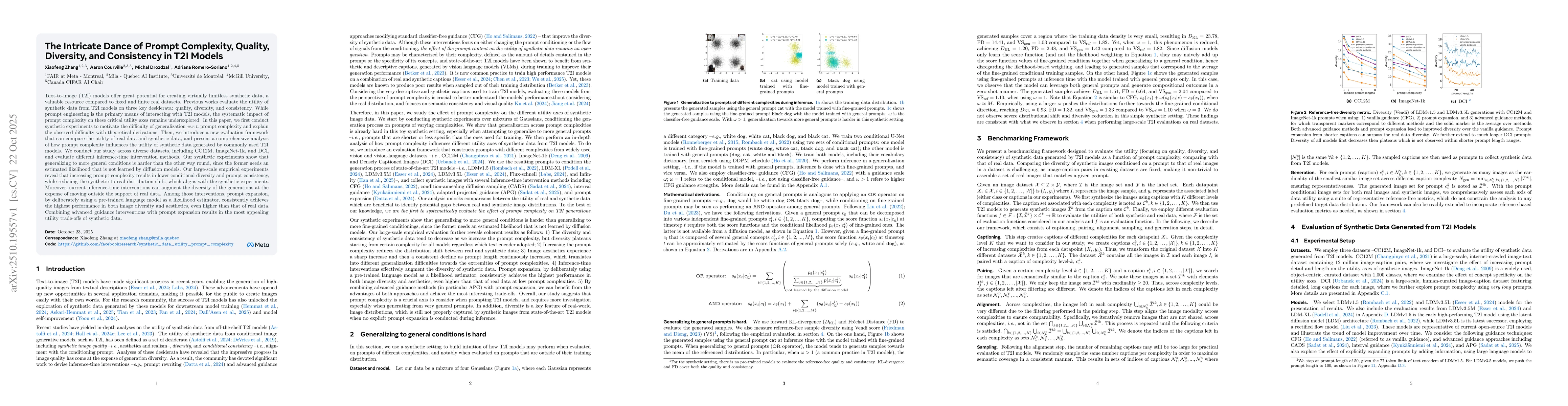 Thumbnail for The Intricate Dance of Prompt Complexity, Quality, Diversity, and
  Consistency in T2I Models