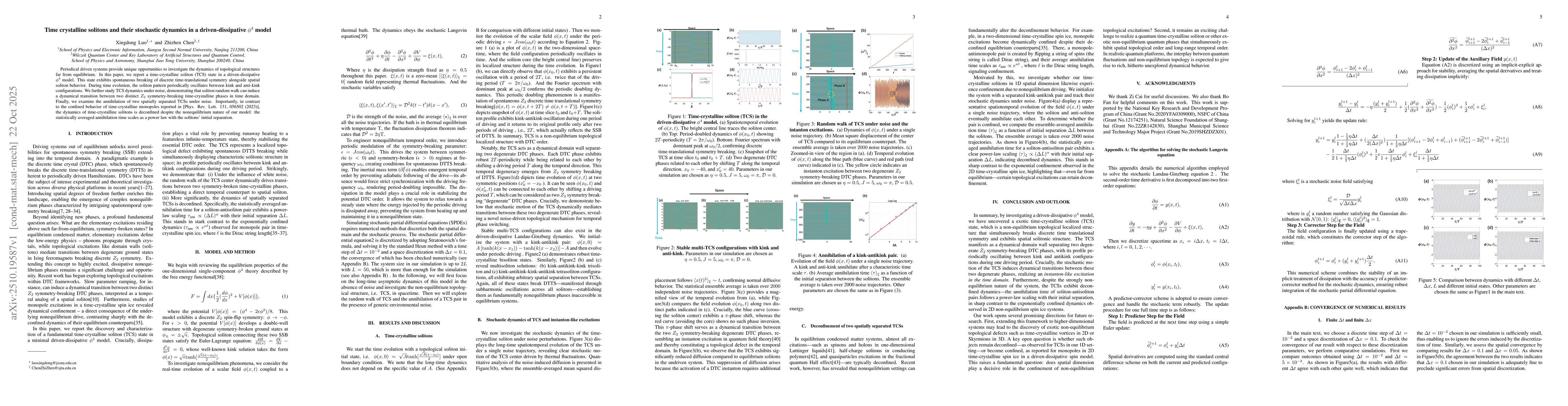 Thumbnail for Time crystalline solitons and their stochastic dynamics in a
  driven-dissipative φ^4 model
