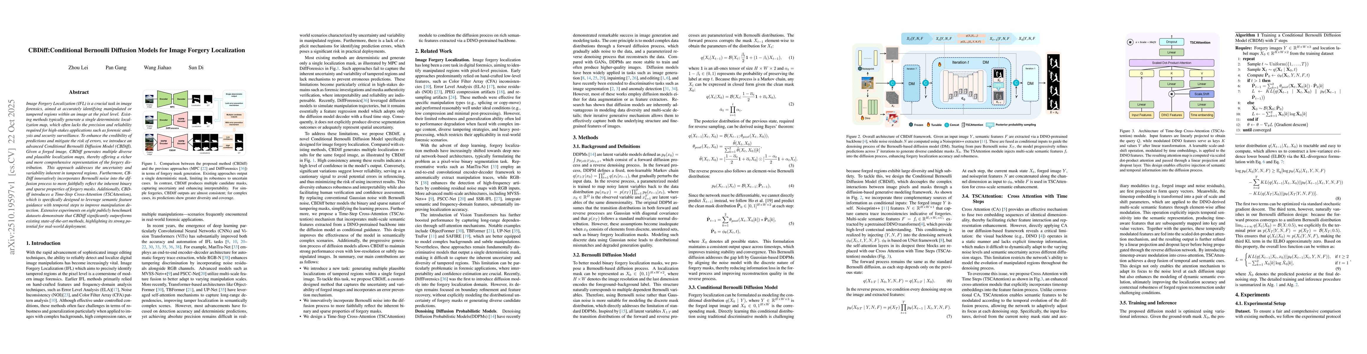 Thumbnail for CBDiff:Conditional Bernoulli Diffusion Models for Image Forgery
  Localization