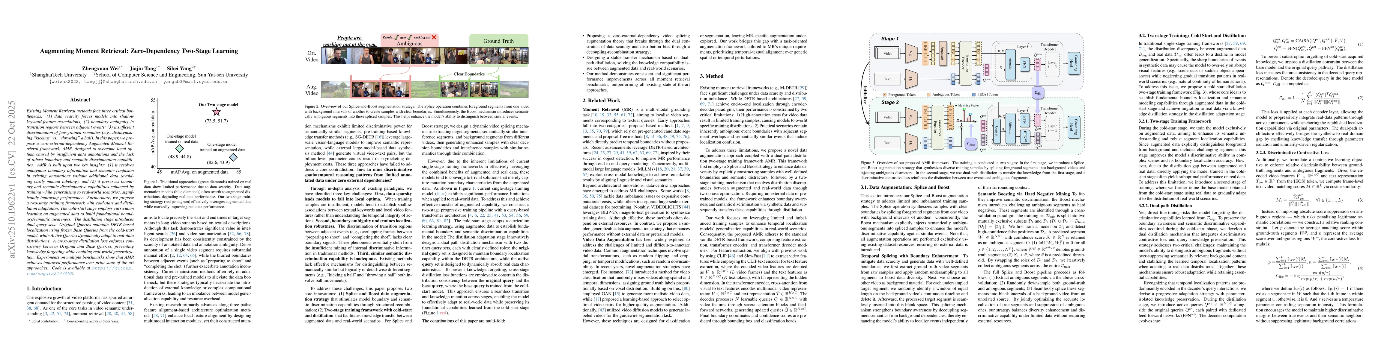 Thumbnail for Augmenting Moment Retrieval: Zero-Dependency Two-Stage Learning
