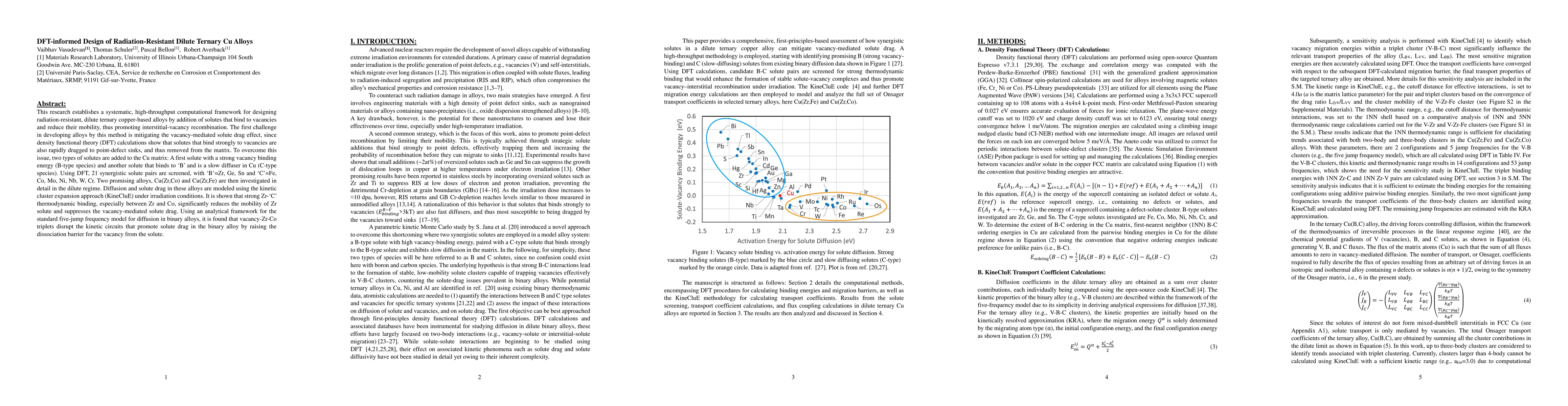 Thumbnail for DFT-informed Design of Radiation-Resistant Dilute Ternary Cu Alloys