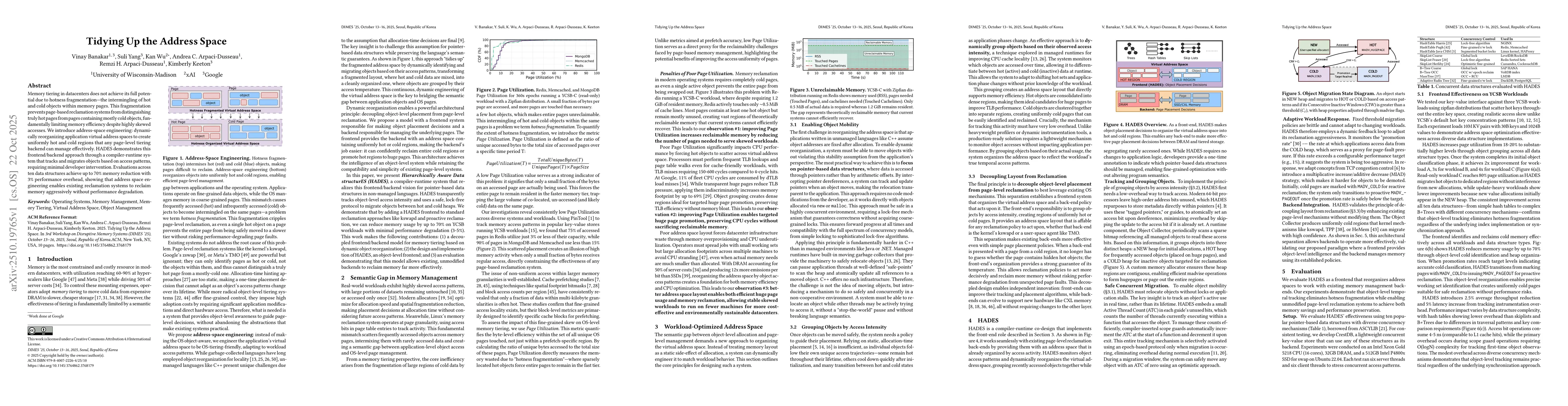 Thumbnail for Tidying Up the Address Space