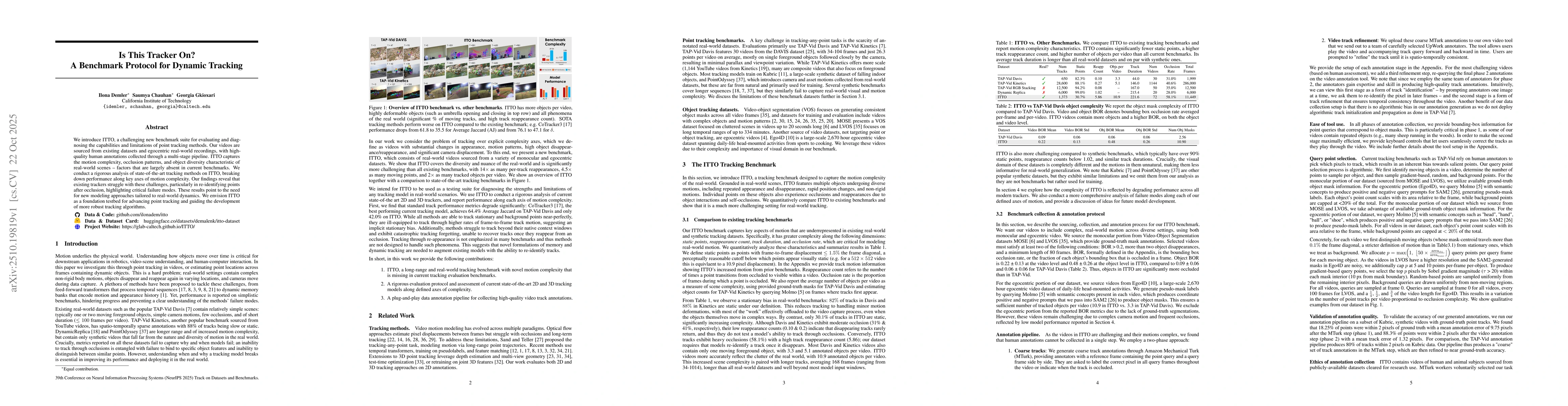 Thumbnail for Is This Tracker On? A Benchmark Protocol for Dynamic Tracking