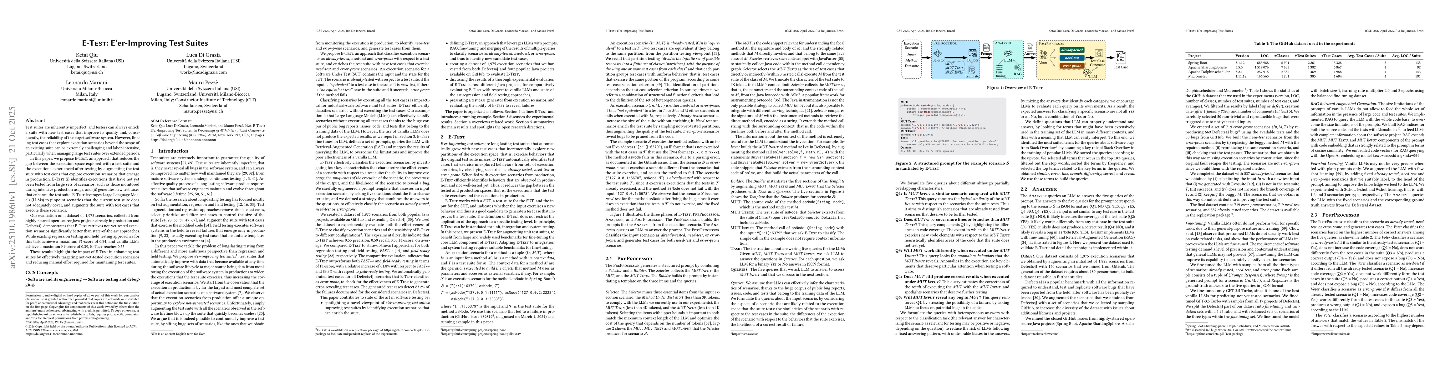 Thumbnail for E-Test: E'er-Improving Test Suites