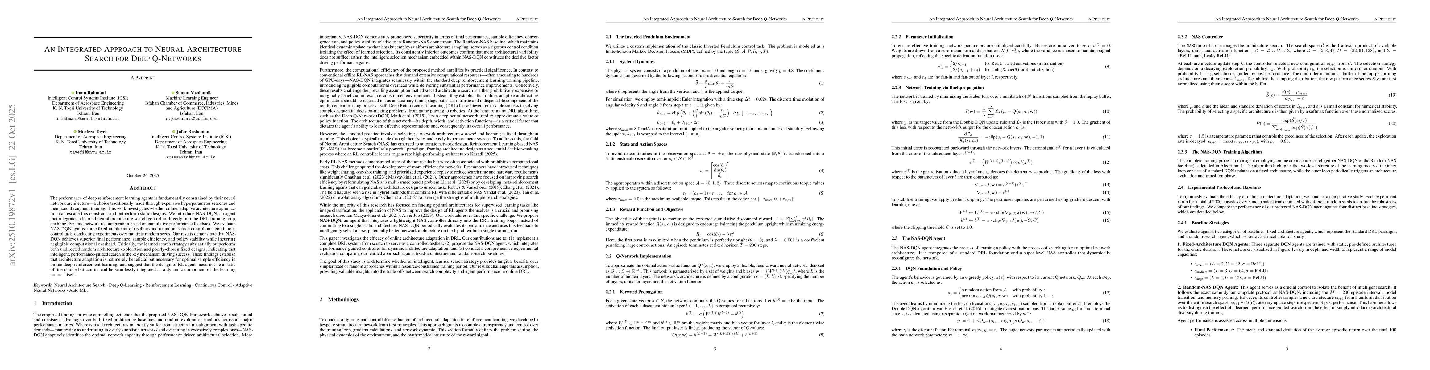 Thumbnail for An Integrated Approach to Neural Architecture Search for Deep Q-Networks